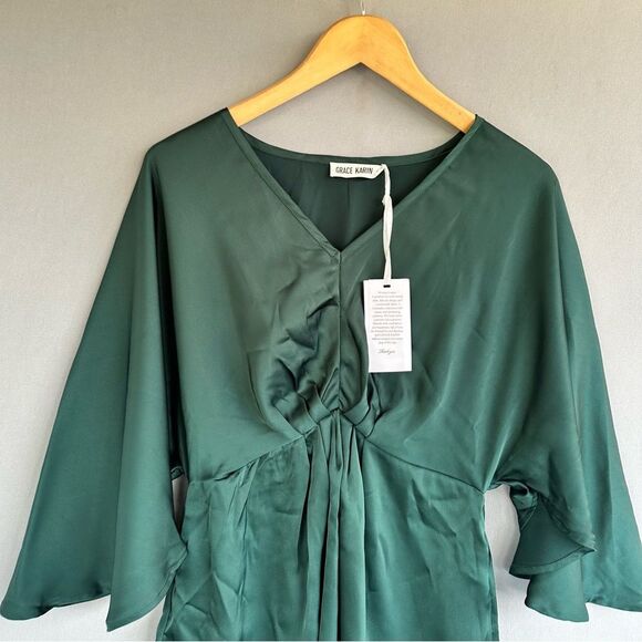 🎉5 for $45 🎉 NWT Grace Karin Top Blouse Shirt Size S - Picture 2 of 9